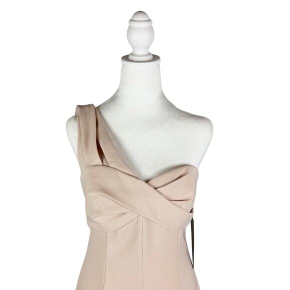 THEIA Ariana Midi Dress 6 Pink NWT - Picture 4 of 11